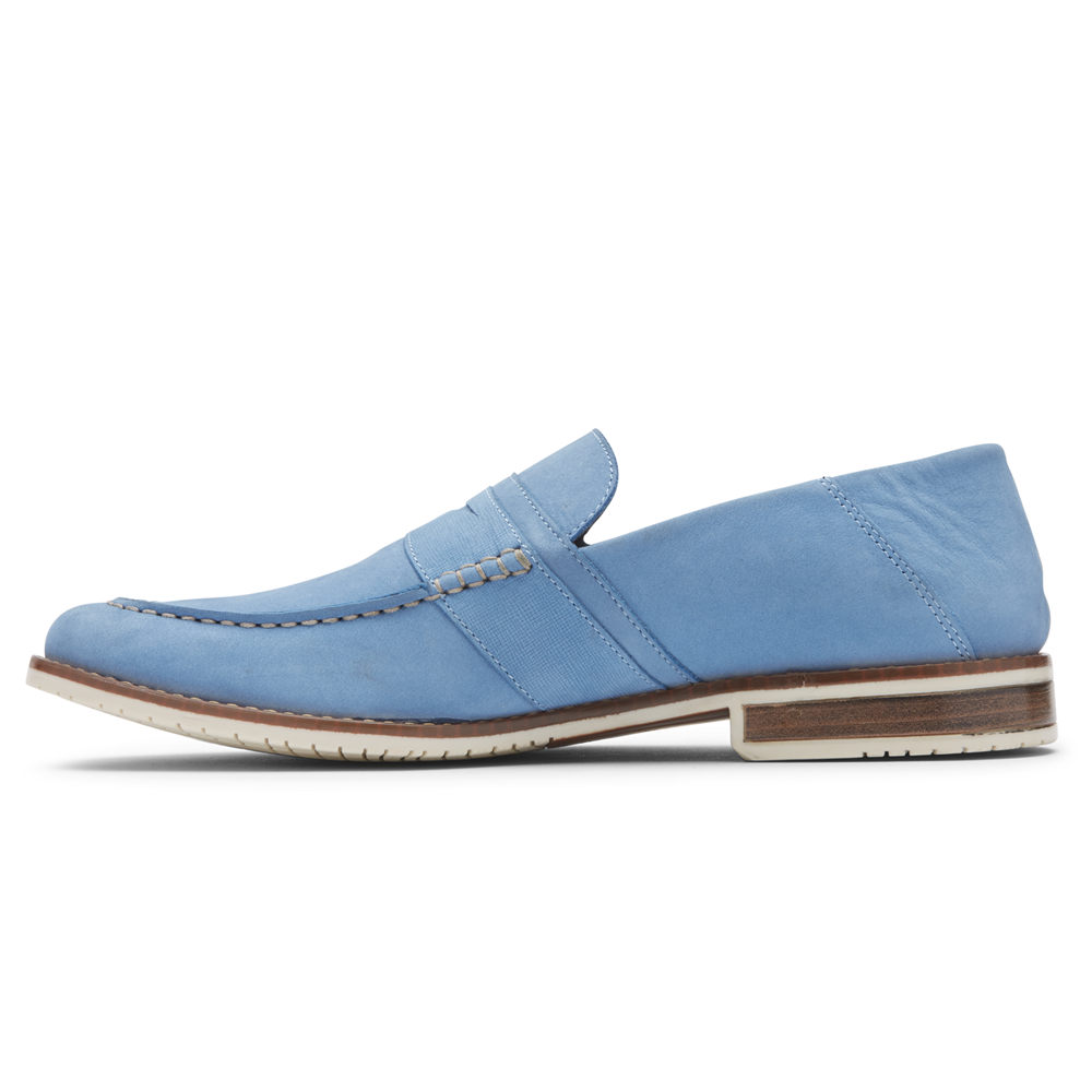 Rockport Loafers For Mens Blue - Style Purpose 3 Penny - GL2406589